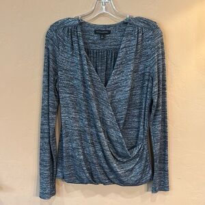 BANANA REPUBLIC Grey V Neck Sweater